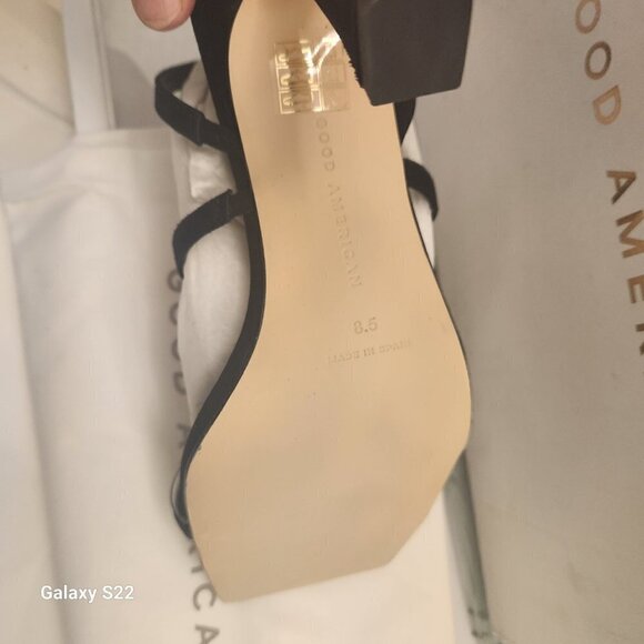 Good American Square Toe heels. NIB. SIze 8.5 - Picture 6 of 8